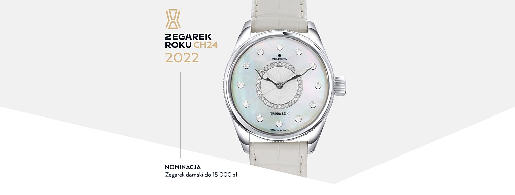 Zegarek roku Polpora Terra Lux Bianco